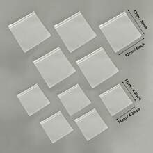 5/10/15/20pcs Multi-Size Transparent Frosted Cable Storage Bags, Zipper Storage Pouches, Travel Toiletry Bags, Makeup Bags, Coin Purses, Suitable For Home, Vacation, Halloween, Christmas - Clear - View 22