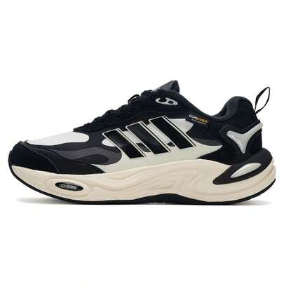 Adidas Spring/Autumn Black & White Low-Top Retro Running Shoes, Lightweight Sports Casual Sneakers For Men & Women IH0475