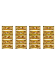 1pc/6pcs/10pcs/20pcs Luxury Shiny Gold Elastic Spandex Chair Covers With Metal Round Buckle Slider, Suitable For Weddings, Home, Parties, Banquets, Restaurants, Hotel Reception Events, Universal Ceremony Chair Cover Decor - Gold - View 13