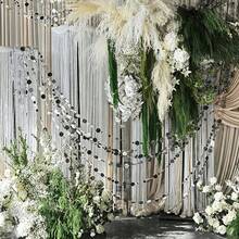 1.5M PVC亮片吊飾，婚禮入口背景隔間簾，適用於居家節日派對與慶祝，婚禮裝飾，婚禮接待裝飾 - 亮片掛飾 - 查看 7