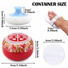 2pcs Jar + Powder Puff Set, Loose Makeup Powder Puff And Storage Box Set, Includes 1 Random Makeup Powder Puff And 1 Empty Powder Box; Body Makeup Powder Puff, Perfect For Shower, Travel And Home Use, Cost-Effective And Affordable, Segram Sponge Makeup Set, Phone Sponge, Powder Puff, Makeup Bow, Can Create Fairy Makeup And Powder Puff Makeup; Various Cute Small Items And Vanity Accessories - Multicolor - View 10