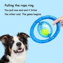 1pc Planet-Shaped Interactive Pull Ring Dog Toy, Middle Planet Can Rotate 360 Degrees, Press To Make Sound, Easy To Wash, And Material, Suitable For Medium And Large Dog Breeds, Interactive Tug Toy, Can Be Used Indoors And Outdoors, Dog Squeaky Toy, Pet Squeaky Toy - Multicolor - View 6