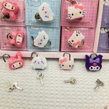 1pc Sanrio Cute Mini Lock, Suitable For Suitcase, Storage Cabinet, Diary, Backpack, Drawer Lock Items, Cute Sweet Creative Anti-Theft Lock - One Size - View 7