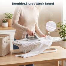 Luminpool Portable Mini Ironing Board Rack For Clothes, Sleeves And Shirts - Small Size, Easy To Store And Carry - White - View 5