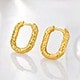 Square earrings