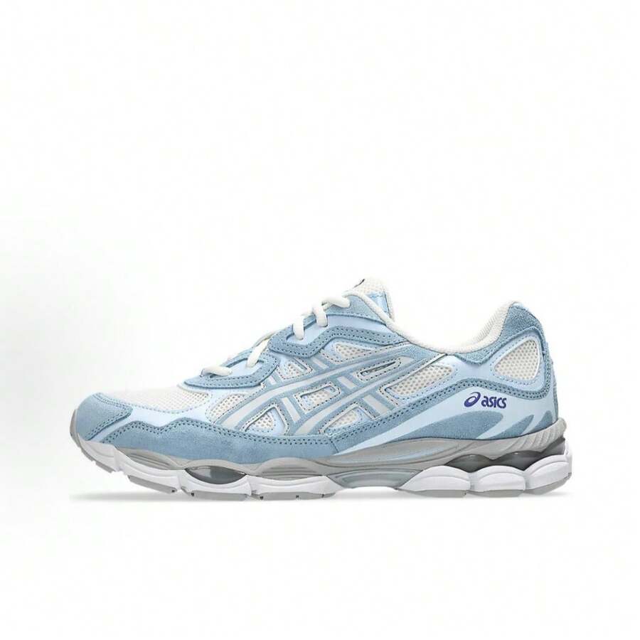 ASICS Gel-NYC Sneakers - Authentic Unisex Retro Lifestyle Running Shoes | Viral 2026 Sportstyle Urban Trainers | Premium Gel Technology Cushioning | Durable Suede & Mesh Performance Footwear | Classic Comfort Daily Sneakers - 淺藍色 - 查看 1