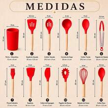 Kitchen Fixture Set - Red - View 6