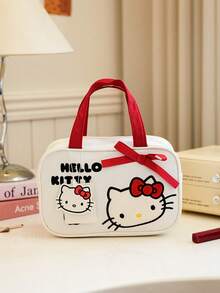 1個 Sanrio Hello Kitty KT 大容量化妝包，女性便攜旅行盥洗包，卡通手提收納整理袋 - 查看 16