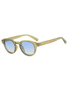 1PC Women's New Square Frame Retro Artistic Textured Sunglasses, Daily Casual Street Commute Driving Travel Beach Vacation Photography Versatile Fashion Accessory - Multicolor - View 9