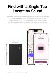 New MFi Certified Smart Tracking Card, NFC Supported, Compatible With "Find My", Suitable For Wallet, Keys, Luggage, Backpack, Etc., Anti-Loss Device & Pet Locator, Unlimited Distance Tracking - Multicolor - View 11