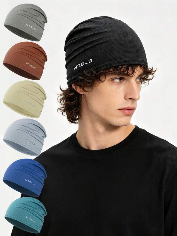 1pc WRELS High-Elastic Cycling Cap, Cool And Breathable, Can Be Used As Helmet Liner, Motorcycle Accessory, Suitable For Outdoor Cycling, Running And Bicycle Riding