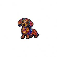 1/6 buah Pin Enamel dan Bros Anjing Kartun Warna-warni untuk Tas Ransel, Dekorasi Keren untuk Teman, Hadiah - MultiWarna - View 17