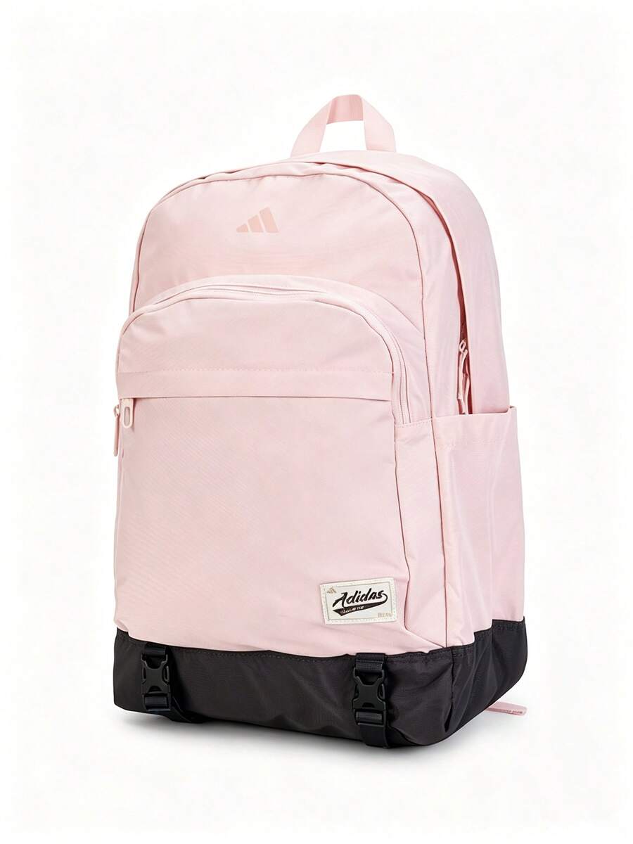 Adidas Ransel Outdoor Ringan Unisex UNI N C BP 26 Musim Panas Baru Warna Pink Ransel Komuter KZ2253 - Merah muda terang/hitam grafit - View 1