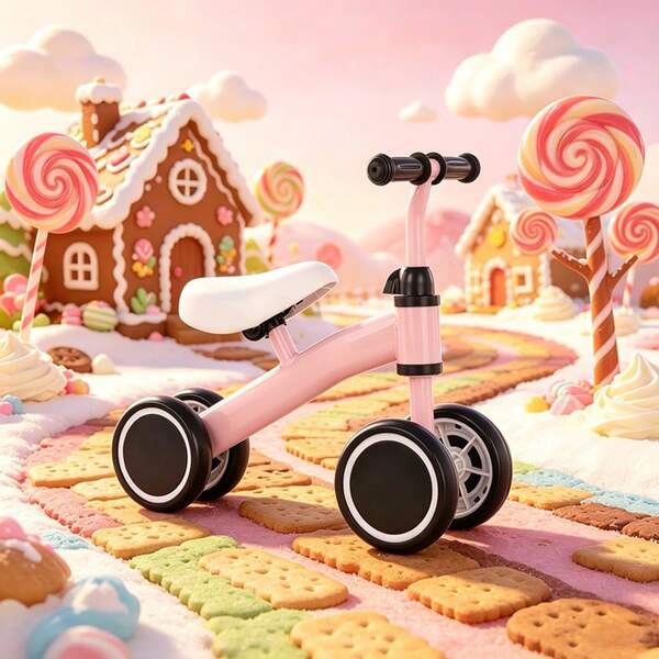 Diseño antideslizante y estructura antiinversión para bicicletas de cuatro ruedas. Resistente y duradera. Ligera y ajustable, fácil de transportar y guardar. Ideal para apoyar el desarrollo motor del niño pequeño y su primer paso.