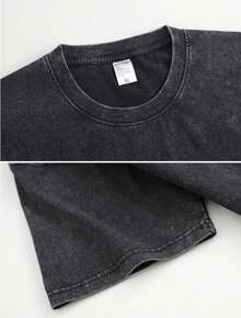 Nueva Camiseta de Verano Minimalista de Moda con Estampado de Tortuga Marina, Cuello Redondo, Manga Corta, Versátil y Elegante para Mujer, Ideal para Vacaciones - Esquema de color de la imagen principal - Ver 4