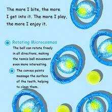 1pc Planet-Shaped Interactive Pull Ring Dog Toy, Middle Planet Can Rotate 360 Degrees, Press To Make Sound, Easy To Wash, And Material, Suitable For Medium And Large Dog Breeds, Interactive Tug Toy, Can Be Used Indoors And Outdoors, Dog Squeaky Toy, Pet Squeaky Toy - Multicolor - View 4