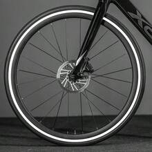 4pcs Laser Colorful Bicycle Wheel Hub Decorative Strips, Wear-Resistant Personalized Modification Stickers, Suitable For Road Bike Wheels - Multicolor - View 4