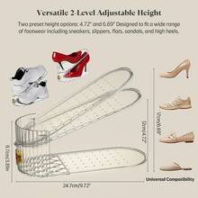 5/10/20pcs Adjustable Double Layer Shoe Racks, Space-Saving Shoe Organizer, Double Layer Shoe Shelf, Home Shoe Cabinet Expansion Tool, Suitable For Sneakers, High Heels, Casual Shoes, Leather Shoes, Slippers, Closet And Entryway Storage - Multicolor - View 2