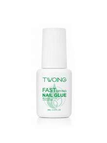 TWOING 5pcs/3pcs/1pc 8ml Quick-Drying Brush-On Nail Glue For Press-On Nails, Acrylic Nail Tips, Fake Nails, Small Rhinestones & Nail Charms, Clear Strong-Hold Adhesive, No UV Lamp Needed - Transparent - View 12