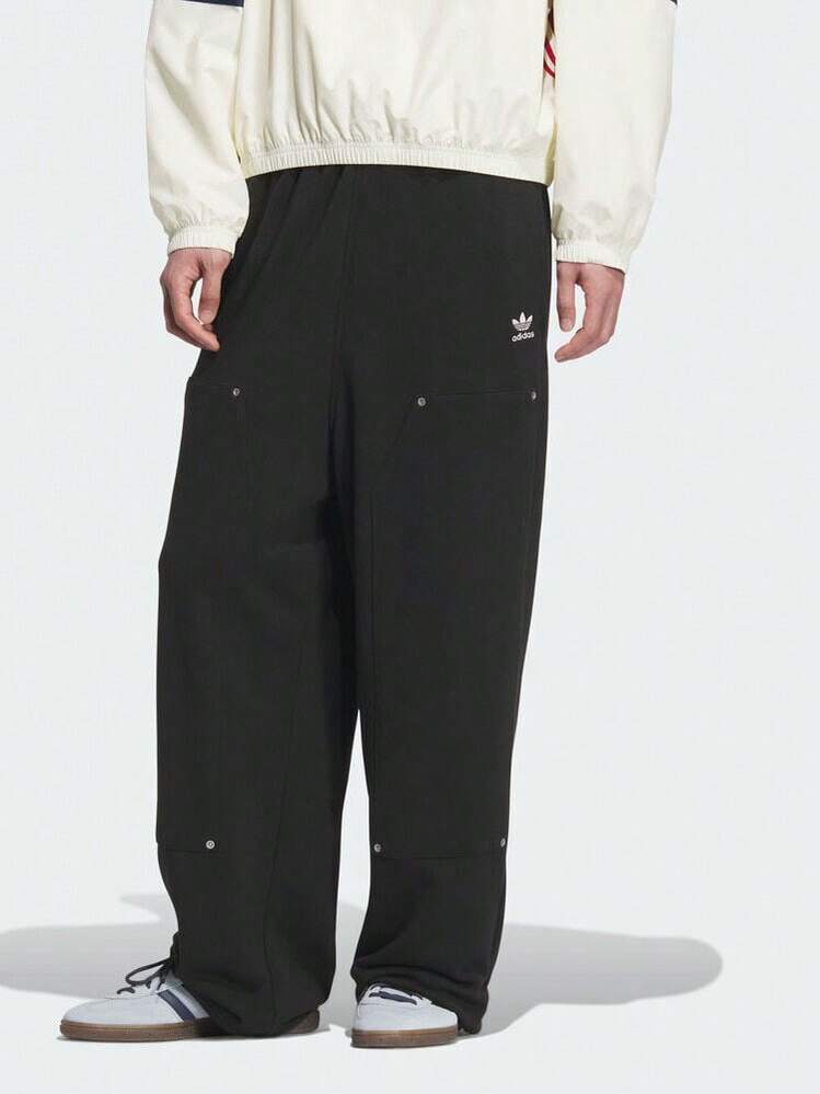 Adidas Originals 男士 IH DK 針織長款運動長褲 KC2621 - 黑色 - 查看 1