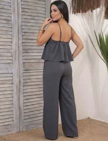 Women Two-Piece Outfits - Grey - View 2