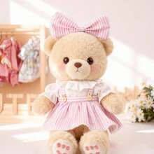 CuteKawaii Plush Doll Clothes Single Piece, Teddy Bear Rabbit Plush Doll Set, Lace Ruffle Skirt Doll Clothing Accessories, Plush Doll Doll Dress-Up Outfit, Suitable For Bear Doll, Rabbit Doll, Plush Rabbit - Multi-color - Doll Clothes - View 2
