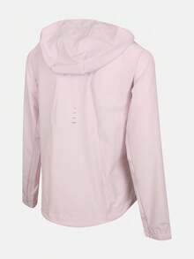 Nike Women's Fashion Versatile Long Sleeve Hooded Sports Jacket For Running - Pink - View 2