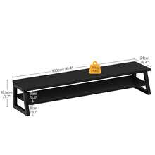 Dual Monitor Stand, Monitor Riser For 2 Screens, 100 Cm Large Computer Monitor Stand, Desk Shelf Organizer For Office Desk, Accessories - View 10