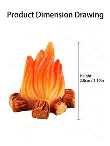6/4/2/1pc Realistic Resin Campfire Model, Mini Campfire Flame Decor, Flame Statue, Simulated Fire Pit, Flame Model, Handmade Faux Fire, Simulated Decoration, Miniature Campfire Fireplace - Realistic Resin Mini Fire Pit, Suitable For Home Decor, Room Decor, Desktop Decor, Garden Decor, Camping, Holiday Party, Bonfire Party, Autumn, Halloween Decor, Christmas Gift - Multiple Styles - View 10