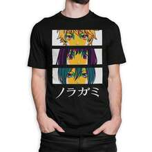 Noragami Stray God T-Shirt, Unisex Anime Graphic Tee Men Women Sizes Unisex - Black - View 1