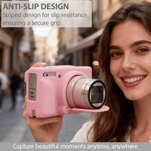 [2+1] مجموعة واقي الشاشة + غطاء حماية من السيليكون، متوافق مع Powershot SX740/SX730 HS، غطاء حماية من المطاط الناعم مع غطاء عدسة قابل للفصل، واقي شاشة من الزجاج المقسى عالي الدقة، خفيف الوزن وقوي للغاية. - مشاهدة 8
