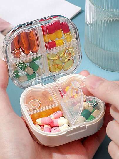 Hộp đựng thuốc chống nước với họa tiết chữ thập và chữ "Medicine", các ngăn độc lập kín, chống ẩm, hộp lưu trữ viên nang 2 lớp 8 ngăn, hộp đựng thuốc du lịch, hộp sắp xếp thuốc cầm tay, thiết yếu cho thuốc và vitamin hàng ngày, vật dụng cần thiết cho bác sĩ và y tá, cứu hộ khẩn cấp, du lịch, gia đình, cắm trại, đi bộ đường dài, săn bắn, leo núi, phụ kiện du lịch, đồ dùng ký túc xá, trang trí phòng ngủ, quay lại trường học