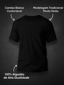 Camiseta Lo Poll Her ma Série Break Ba Cook Gus Frin Básica Unissex 100% Algodão Premium – Masculino e Feminino | Casual, Streetwear, Plus Size, Lançamento com Envio Imediato em Várias Cores - Preto - Visão 4