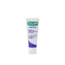 معجون أسنان GUM Ortho 75 مل - العناية بالأجهزة التقويمية، تقوية المينا - خَوخ - مشاهدة 1