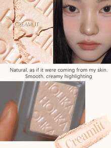 HOLIKA HOLIKA My Favorite Piece Shadow 61 CREAMLIT，輕盈暈染，平滑壓粉，持久顯色，口袋尺寸，手指塗抹，不卡紋，隨身補妝，旅行必備，消腫效果，K-Beauty，韓系彩妝，1.8g/0.06oz - 61 CREAMLIT - 查看 7