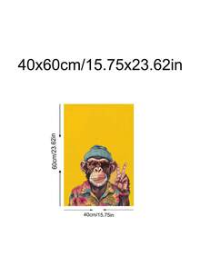 1pc Music On World Off Quotes Posters, Music Print,Vinyl Player Cat With Fashion Glasses Painting, Bedroom Decor,Living Room Decor,Dorm Decor,Wall Arts,Wall Decor,Home Decor,Room Decor, Canvas Wall Art, Posters, Wall Art With Frame, Optional Frame ﻿ ﻿ - 1PCS - View 21