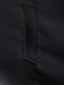 男士休閒伴郎新郎背心，商務宴會款，春秋季 - 黑色 - 查看 6
