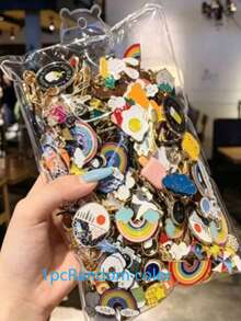 1pc/10pcs Pearl Brooch Badge Pin Accessory, Suitable For Birthday, Graduation Ceremony, Home Decor, Halloween Decor, Autumn Decor, Backpack Accessory, Best Birthday And Graduation Gift - Multicolor - View 9