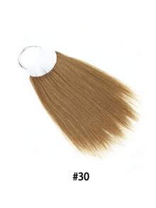 Real Hair Color Swatches Straight Hair Extensions, For Color Testing, Suitable For Dyeing Tests, Professional Hairdressing Accessories, 30pcs/Set, Hair Bundle Testing, Natural Black #613 #4 - Multicolor - View 8