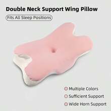 Ergonomic Memory Foam Butterfly Neck Pillow, Suitable For Back Sleepers And Stomach Sleepers, Butterfly Memory Foam Pillow, Ergonomic Neck Support And Relaxation Function, Suitable For Back/Side Sleepers, Helps Improve Sleep Quality, Gift For Family, Suitable For All Seasons - Butterfly-shaped Memory Pillow - View 3