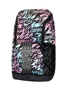 Nike Unisex NK VARSITY ELITE BKPK- KY FA26 Printed Student Backpack IR3713-010 - Black/Color - View 4