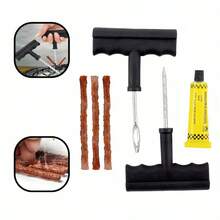 Kit Reparo Pneu Sem Camara Carro E Moto Refil Selante Remendo Macarrão - A - Visão 8