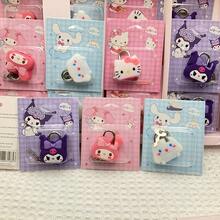1pc Sanrio Cute Mini Lock, Suitable For Suitcase, Storage Cabinet, Diary, Backpack, Drawer Lock Items, Cute Sweet Creative Anti-Theft Lock - One Size - View 2