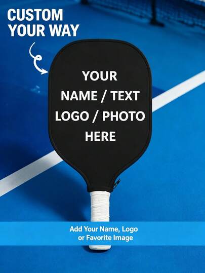 1 Stück individueller Pickleball-Schlägerbezug, individueller Pickleball-Schlägerbezug, gestalten Sie Ihren eigenen Schläger-Schutz, personalisierte Neopren-Schlägerhülle mit Reißverschluss, personalisierter Pickleball-Schlägerbezug, Geschenk für Pickleball-Schlägerhalter, Teamgeschenke