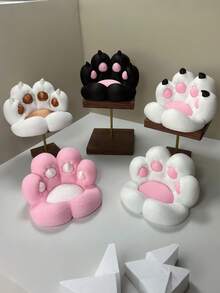 Portable Cat Paw Phone Stand, Adjustable Angle Phone Base, Unisex, Sturdy Phone Holder, Device Fixation, Phone Accessory, Office Desk Room Decor, Home Bedroom, Back To School Holiday Travel - Multicolor - View 3