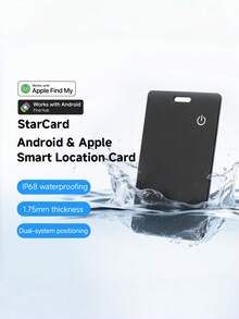 New MFi Certified Smart Tracking Card, NFC Supported, Compatible With "Find My", Suitable For Wallet, Keys, Luggage, Backpack, Etc., Anti-Loss Device & Pet Locator, Unlimited Distance Tracking - Multicolor - View 3