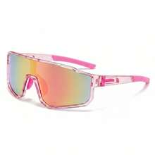 Windproof Sports Cycling Goggles, Shock Resistant Anti Sand Eyewear For Running Motorcycle Outdoor Sports - Pink - View 4