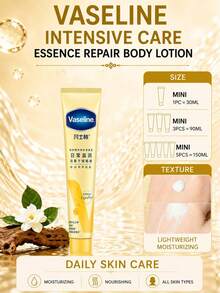 Vaseline Deep Repair Body Lotion 30ml, 1/3/5pcs, memberikan hidrasi dan nutrisi tahan lama, cepat menyerap dan membuat kulit halus dan lembut, cocok untuk semua jenis kulit. - Vaseline Extra Protective Repairing Body Lotion 30ml - View 2