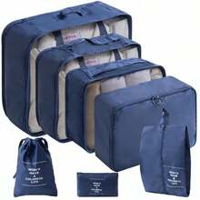 6/7/8/9/10/11pcs Portable Travel Storage Bag Set, Organizing And Storage, College Dorm Essentials, Packing Cubes, For Luggage, Lightweight Durable Fashion - View 18