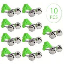10/20/30/50pcs Clip-On Fish Bell Fishing Rod Alarm Bell For Fishing Rods And Sea Fishing - Multicolor - View 9